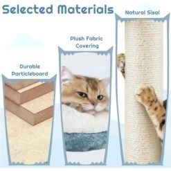 Yaheetech Ocean-Themed Multi-Level 45.5-in Cat Tree -Cat Supplies 1033006 PT5. AC SS1800 V1702674001