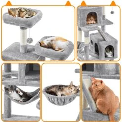Yaheetech Multi-Level 71.5-in Cat Tree -Cat Supplies 1033086 PT3. AC SS1800 V1702673622