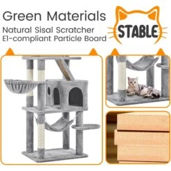 Yaheetech Multi-Level 71.5-in Cat Tree -Cat Supplies 1033086 PT5. AC SS1800 V1702673566