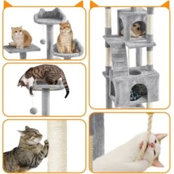 Yaheetech 72-in Plush Cat Tree & Condo 10 Yaheetech 72-in Plush Cat Tree & Condo -Cat Supplies 1033214 PT3. AC SS1800 V1702673985