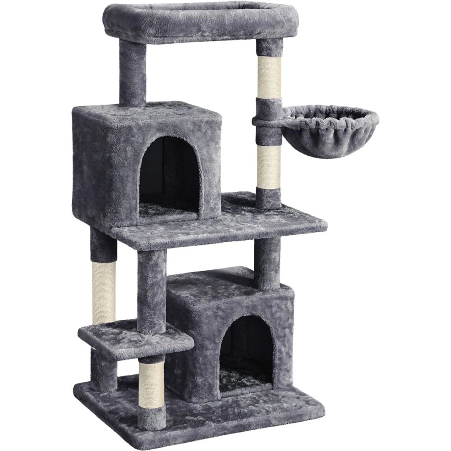 Yaheetech 46.5-in Plush Cat Tree & Condo 2 Yaheetech 46.5-in Plush Cat Tree & Condo - Image 2