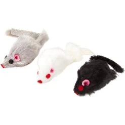 Penn-Plax Purr Pet Bag Of Mice Cat Toy, Color Varies