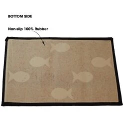 PetRageous Designs Kool Fishes Tapestry Mat -Cat Supplies 105139 PT3. AC SS1800 V1628795513