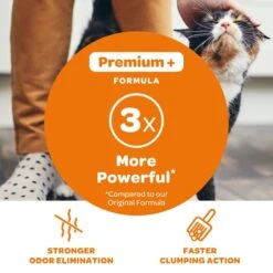 SWheat Scoop Premium+ Unscented Natural Clumping Wheat Cat Litter -Cat Supplies 107357 PT5. AC SS1800 V1667520018