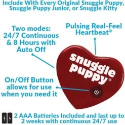 Snuggle Puppy Original Snuggle Kitty Plush Cat Behavioral Aid Anxiety Relief -Cat Supplies 108168 PT3. AC SS1800 V1688150548