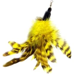 Pet Fit For Life 6 Piece Replacement Feather Pack For Wand Cat Toy -Cat Supplies 109318 PT6. AC SS1800 V1589320578