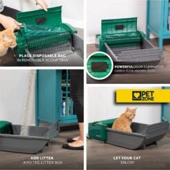 Pet Zone Smart Scoop Automatic Self-Cleaning Cat Litter Box -Cat Supplies 115602 PT4. AC SS1800 V1639006660