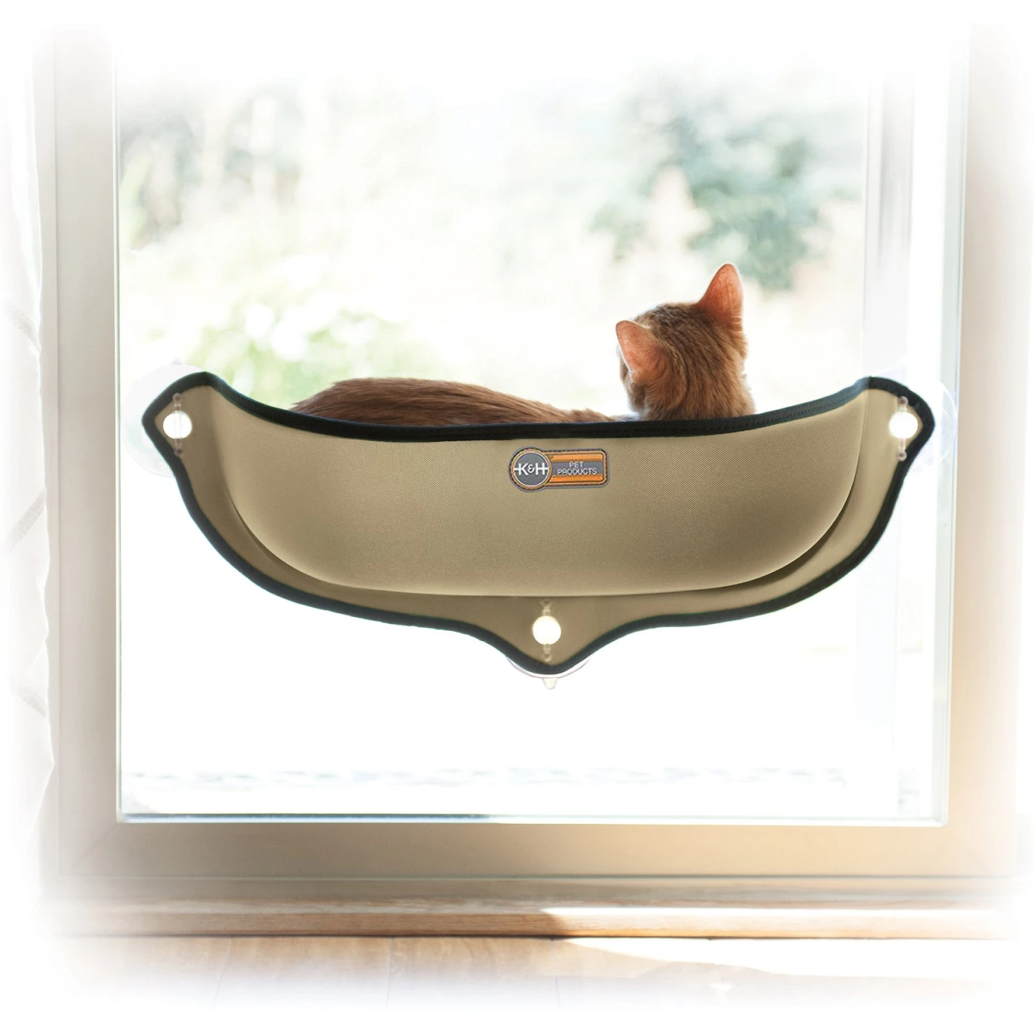 K&H Pet Products EZ Mount Kitty Sill Cat Window Perch 1 K&H Pet Products EZ Mount Kitty Sill Cat Window Perch