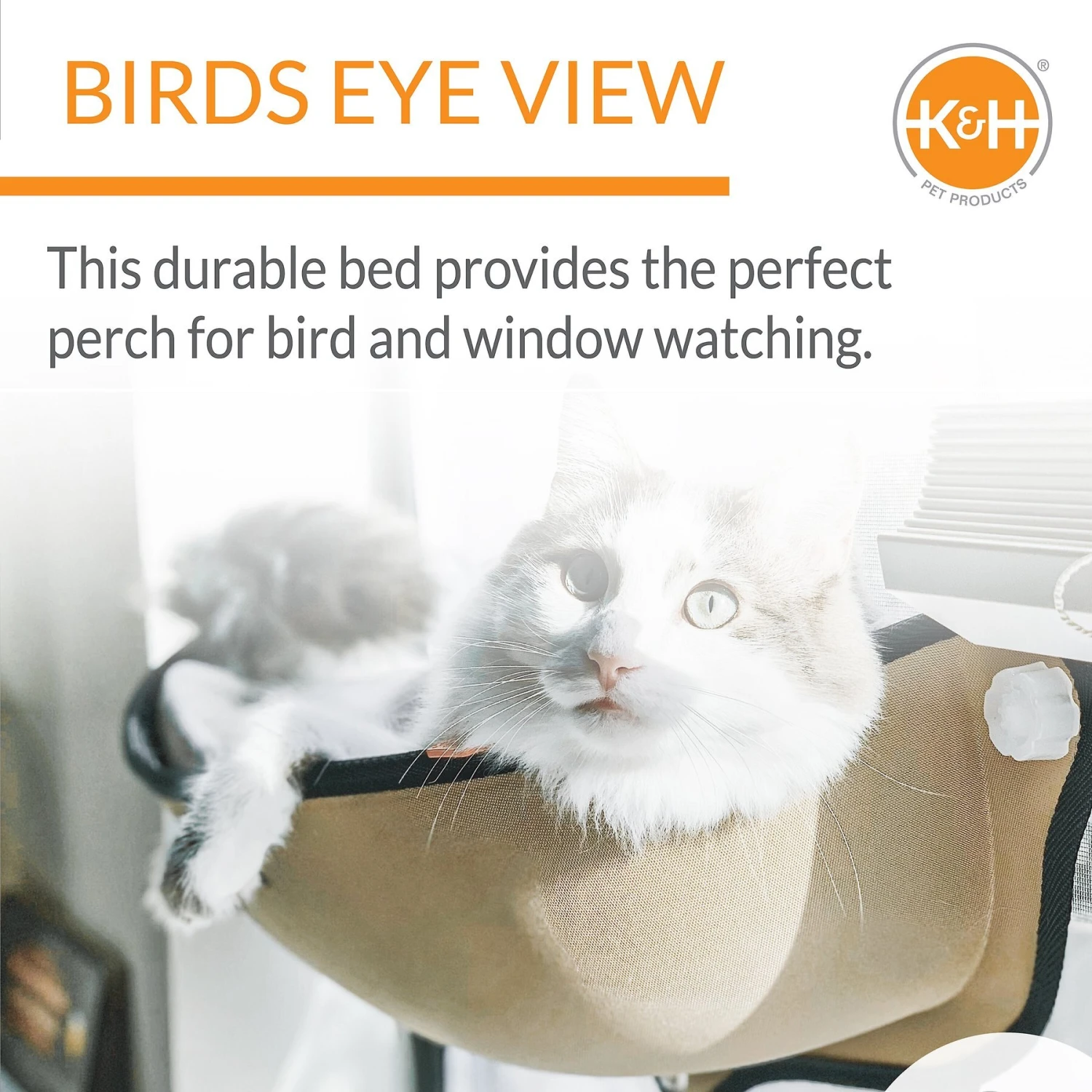 K&H Pet Products EZ Mount Kitty Sill Cat Window Perch 3 K&H Pet Products EZ Mount Kitty Sill Cat Window Perch - Image 3