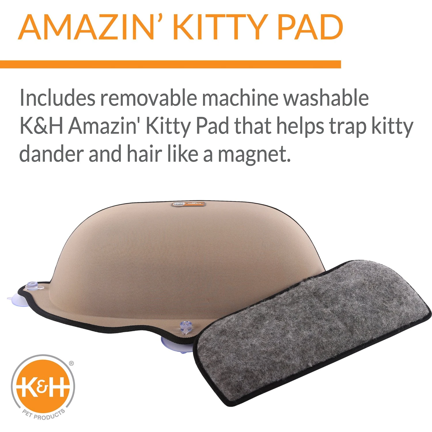 K&H Pet Products EZ Mount Kitty Sill Cat Window Perch 4 K&H Pet Products EZ Mount Kitty Sill Cat Window Perch - Image 4