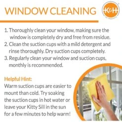 K&H Pet Products EZ Mount Kitty Sill Cat Window Perch 12 K&H Pet Products EZ Mount Kitty Sill Cat Window Perch -Cat Supplies 121177 PT4. AC SS1800 V1630734087