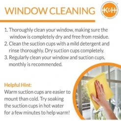 K&H Pet Products EZ Mount Window Track N' Roll Interactive Cat Toy -Cat Supplies 121327 PT3. AC SS1800 V1626450165