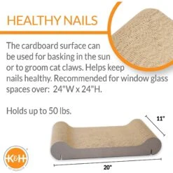 K&H Pet Products EZ Mount Window Scratcher Kitty Sill -Cat Supplies 121331 PT1. AC SS1800 V1620840468