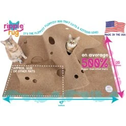 SnugglyCat Ripple Rug Cat Activity Play Mat -Cat Supplies 122790 PT1. AC SS1800 V1493834023