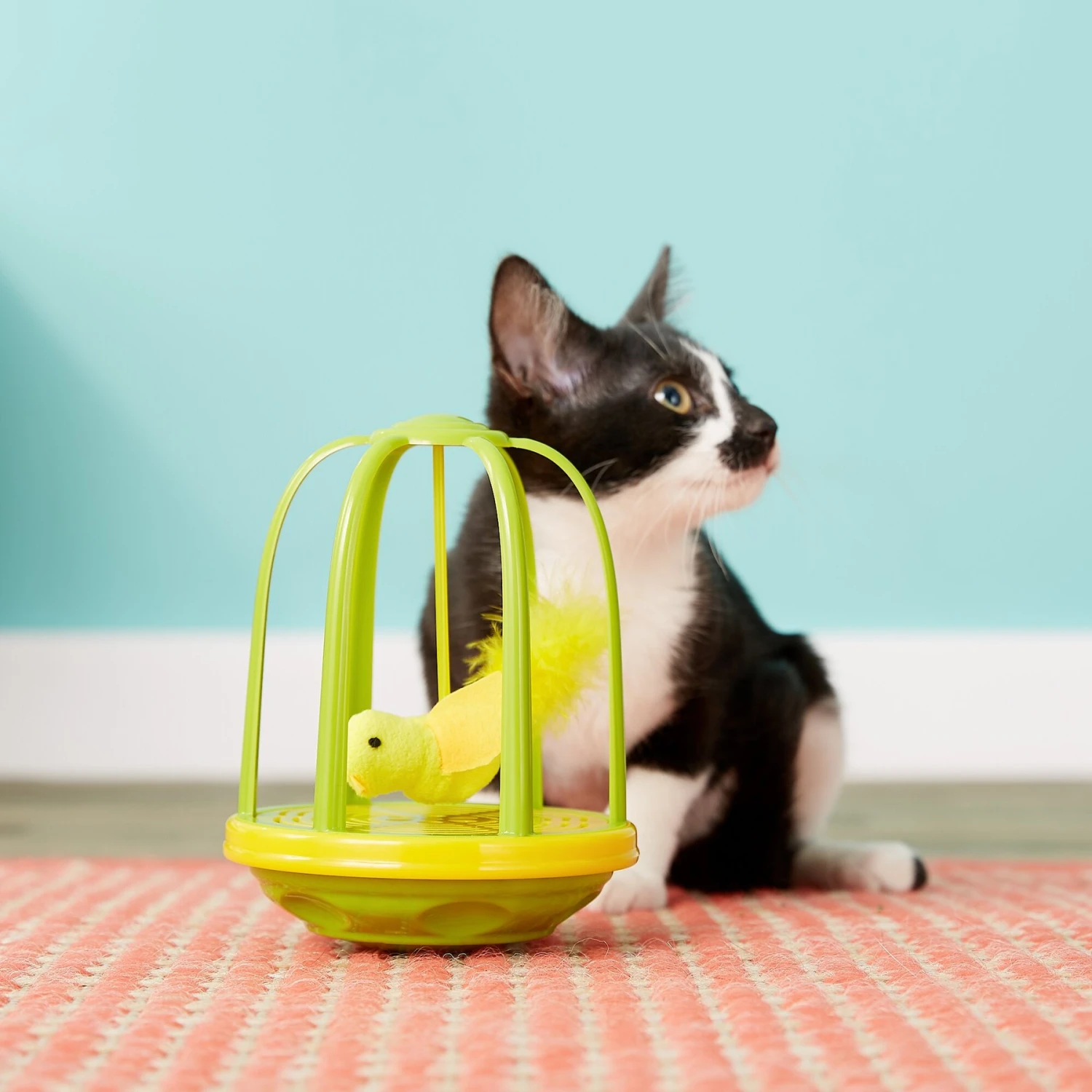 Pet Zone Caged Canary Interactive Cat Toy 3 Pet Zone Caged Canary Interactive Cat Toy - Image 3