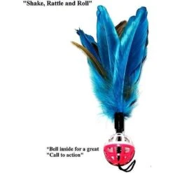 Pet Fit For Life 4 Piece Dual Rod Wand Cat Toy -Cat Supplies 123822 PT3. AC SS1800 V1589320892