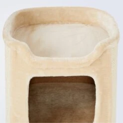 Frisco 24-in 2-Story Faux Fur Cat Condo -Cat Supplies 128083 PT2. AC SS1800 V1584452521