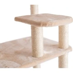 GleePet 74-in Faux Fur Cat Tree & Condo -Cat Supplies 130298 PT7. AC SS1800 V1639785696