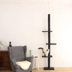 Cat Craft Floor-to-Ceiling Carpet Cat Tree -Cat Supplies 136811 PT6. AC SS1800 V1586445695
