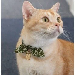 Necoichi Ninja Cotton Breakaway Cat Collar With Bell -Cat Supplies 137025 PT4. AC SS1800 V1506717147