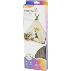 SmartyKat Kitty Camp TeePee Cat Toy -Cat Supplies 137500 PT2. AC SS1800 V1525718219