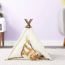 SmartyKat Kitty Camp TeePee Cat Toy -Cat Supplies 137500 PT5. AC SS1800 V1527258279
