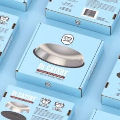 Dr. Catsby's Whisker Relief Non-Skid Stainless Steel Cat Bowl, 1.5-cup -Cat Supplies 138506 PT5. AC SS1800 V1559923399
