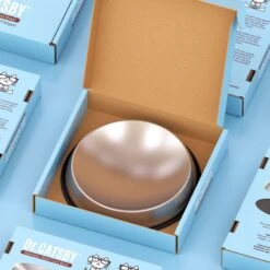 Dr. Catsby's Whisker Relief Non-Skid Stainless Steel Cat Bowl, 1.5-cup -Cat Supplies 138506 PT6. AC SS1800 V1559923405