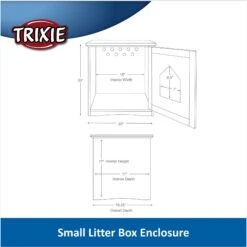 TRIXIE Wooden Cat Home & Litter Box Cover -Cat Supplies 139642 PT2. AC SS1800 V1685977236