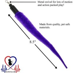 Pet Fit For Life 5 Piece Squiggly Worm Replacement Pack For Wand Cat Toy -Cat Supplies 140076 PT2. AC SS1800 V1614610282