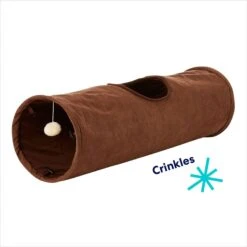 Frisco 35-in Foldable Crinkle Play Tunnel With 1 Window -Cat Supplies 140166 PT2. AC SS1800 V1695670747
