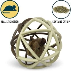 Pet Zone Ball Of Furry Fury Cat Toy With Catnip 10 Pet Zone Ball Of Furry Fury Cat Toy With Catnip -Cat Supplies 144159 PT3. AC SS1800 V1639093012