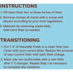 Naturally Fresh Unscented Clumping Walnut Cat Litter -Cat Supplies 144718 PT8. AC SS1800 V1599002484