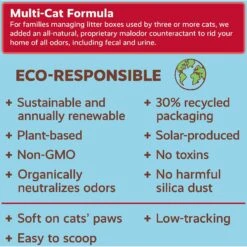 Naturally Fresh Multi-Cat Unscented Clumping Walnut Cat Litter -Cat Supplies 144725 PT4. AC SS1800 V1595956899