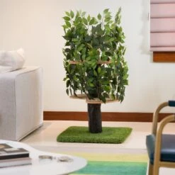 On2Pets 48-in Medium Square Modern Cat Tree -Cat Supplies 145316 PT6. AC SS1800 V1671029931