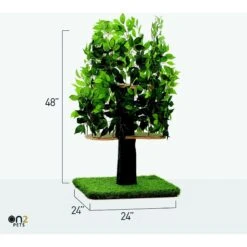 On2Pets 48-in Medium Square Modern Cat Tree -Cat Supplies 145316 PT7. AC SS1800 V1671030332