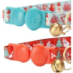 Blueberry Pet The Power Of Lavish Holiday Polyester Breakaway Cat Collar With Bell -Cat Supplies 147203 PT2. AC SS1800 V1525189634