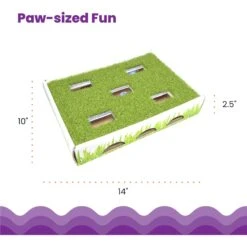 Catstages Grass Patch Hunting Box Cat Scratcher Toy -Cat Supplies 148104 PT4. AC SS1800 V1631685751
