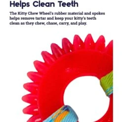 Catstages Dental Kitty Chew Wheel Cat Chew Toy -Cat Supplies 154647 PT2. AC SS1800 V1631684485