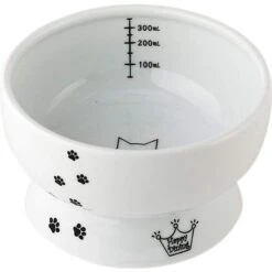 Necoichi Ceramic Elevated Cat Food & Water Bowl Set -Cat Supplies 154902 PT5. AC SS1800 V1543431121
