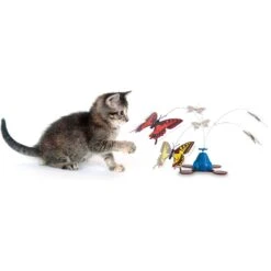 OurPets Whirling Wiggler Spinner Interactive Cat Toy -Cat Supplies 155005 PT1. AC SS1800 V1544133212