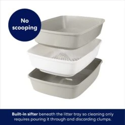 Frisco Sifting Cat Litter Box, Large 6 Frisco Sifting Cat Litter Box, Large -Cat Supplies 155658 PT2. AC SS1800 V1675279581