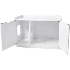 Frisco Decorative Bench Cat Litter Box Cover -Cat Supplies 156788 PT2. AC SS1800 V1565376127