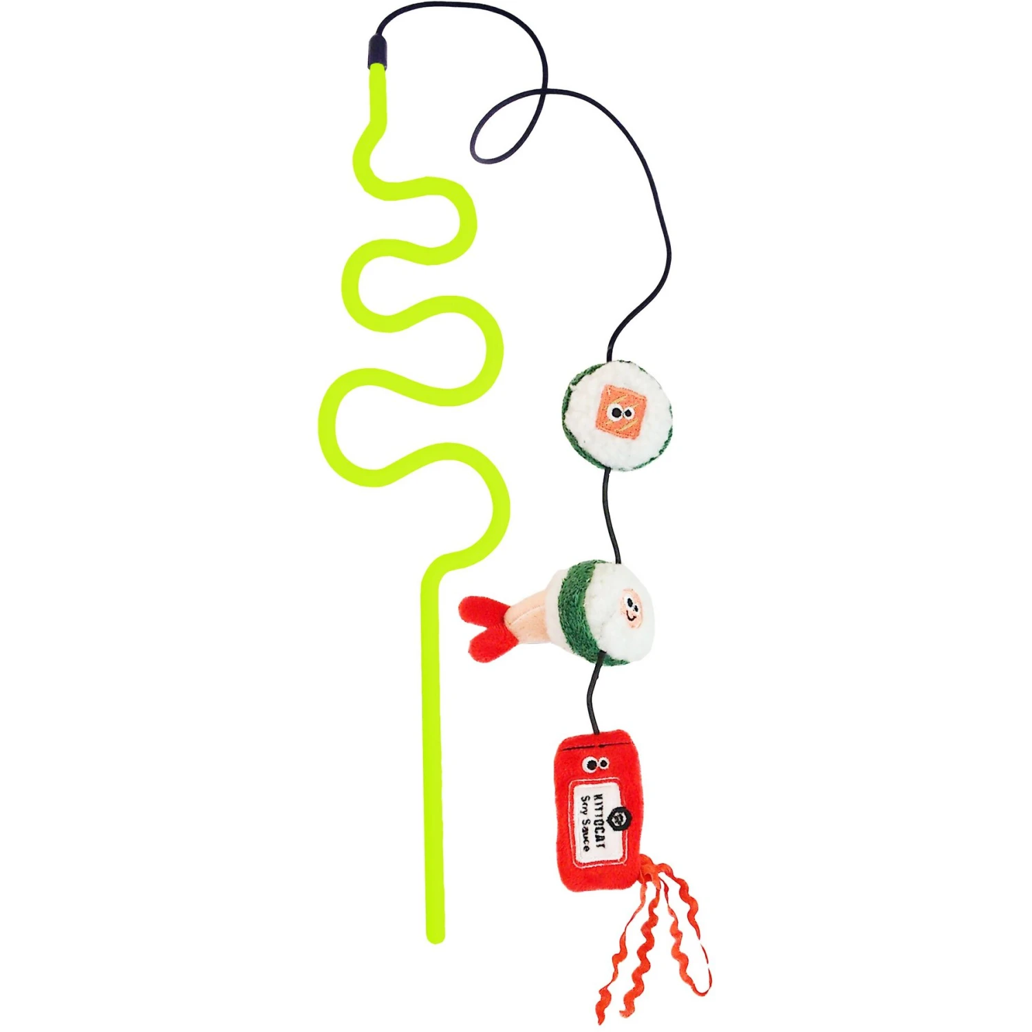 Mad Cat Sushi Swiper Wand Cat Toy 1 Mad Cat Sushi Swiper Wand Cat Toy