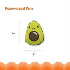 Catstages Lil' Avocato Cat Toy With Catnip -Cat Supplies 158555 PT4. AC SS1800 V1636521274