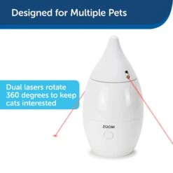 PetSafe Zoom Rotating Laser Cat Toy -Cat Supplies 159067 PT7. AC SS1800 V1599827475