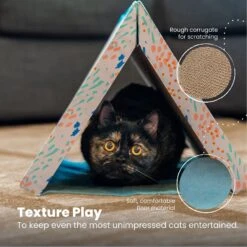 Catstages Fold Away Cat Tunnel Toy -Cat Supplies 159439 PT5. AC SS1800 V1636513104