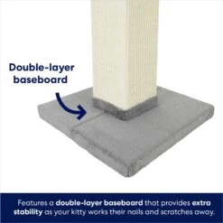 Frisco 33.5-in Sisal Cat Scratching Post -Cat Supplies 163749 PT3. AC SS1800 V1667226990