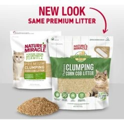 Nature's Miracle Premium Scented Clumping Corn Cat Litter -Cat Supplies 164687 PT2. AC SS1800 V1701114798