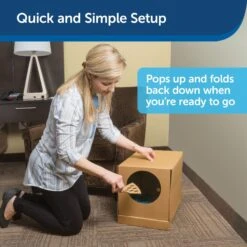 PetSafe Disposable Collapsible Litter Box With ScoopFree Crystal Litter 11 PetSafe Disposable Collapsible Litter Box With ScoopFree Crystal Litter -Cat Supplies 166221 PT2. AC SS1800 V1700155501